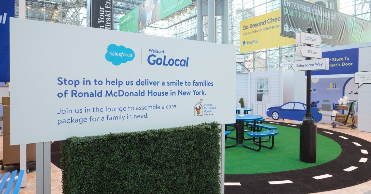 Walmart GoLocal & Salesforce Support Ronald McDonald House New York City